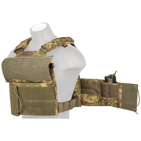 Lancer Tactical 600D Airsoft Tactical Vest (PC Green)