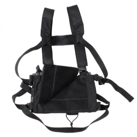 UK Arms Airsoft Tactical D-Mittsu Cordura Chest Rig - BLACK