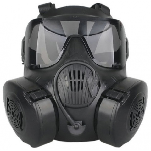 UK Arms Dummy CBRN Style EM50 Radioactive Face Mask - BLACK