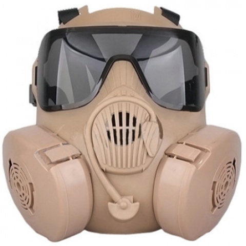 UK Arms Dummy CBRN Style EM50 Radioactive Face Mask - TAN