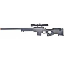 Well Airsoft L96 AWS Bolt Action Rifle w/ Scope - BLACK