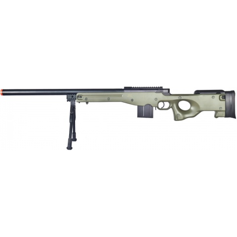 Well Airsoft L96 AWP Bolt Action Rifle w/ Bipod - OD GREEN