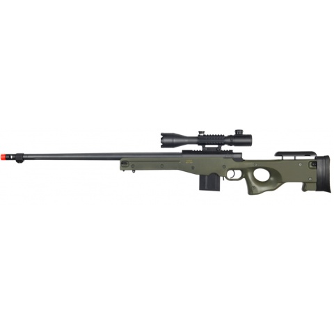 Well Airsoft MK96 Bolt Rifle w/ Barrel & Rangefinder Scope - GREEN