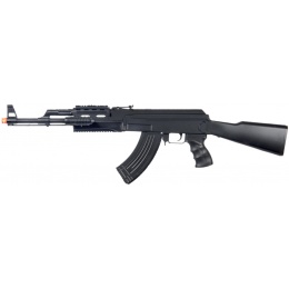 UK Arms P48 Airsoft AK-47 Spring Rifle w/ Laser & Flashlight - BLACK