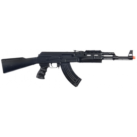 UK Arms P48 Airsoft AK-47 Spring Rifle w/ Laser & Flashlight - BLACK