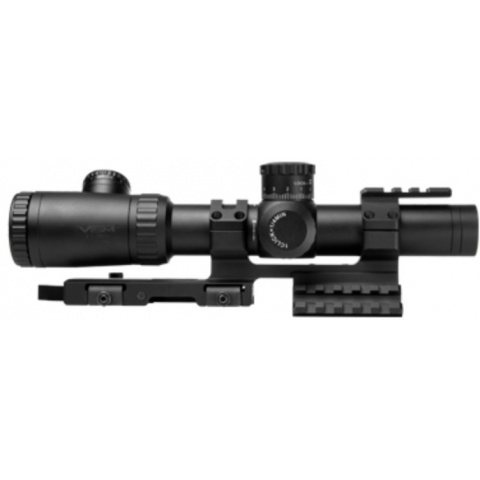 NcStar EVO 1.1-4 x 24mm Dot + P4 Sniper Scope w/ SPR Mount - BLACK
