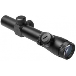 NcStar Shooter P4 Sniper Optic Combo w/ SPR Rail Mount - BLACK