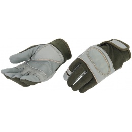 UK Arms Airsoft Tactical Hard Knuckle Gloves Medium - SAGE