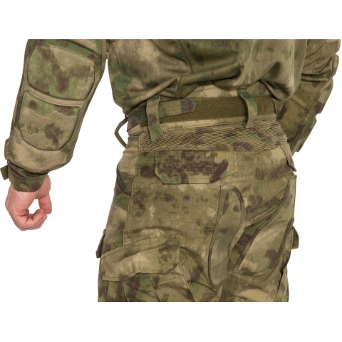 Lancer Tactical Rugged Combat Uniform w/ Integrated Pads - GREEN