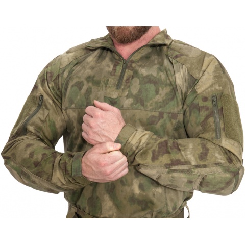 Lancer Tactical Rugged Combat Uniform w/ Integrated Pads - GREEN