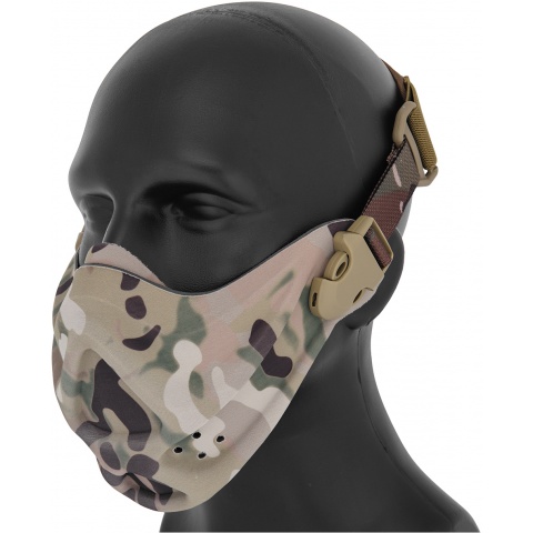 AMA Airsoft Neoprene Adjustable Hard Foam Mask - CAMO