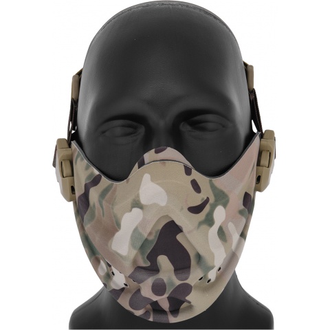 AMA Airsoft Neoprene Adjustable Hard Foam Mask - CAMO