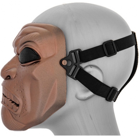 UK Arms Airsoft Persian Immortal Full Face Mask - RED BRONZE