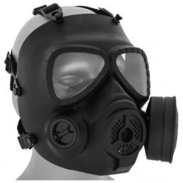 UK Arms Airsoft Tactical Dummy Anti-Fog Built-In Fan Gas Mask (Color: Black)