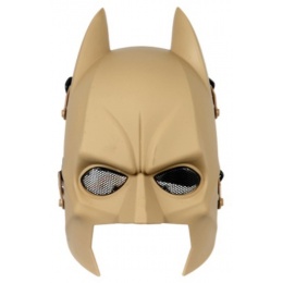 UK Arms Airsoft Tactical Mesh Dark Hero Face Mask - TAN