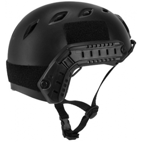 Lancer Tactical Airsoft Tactical BJ Type Basic Helmet Medium - BLACK