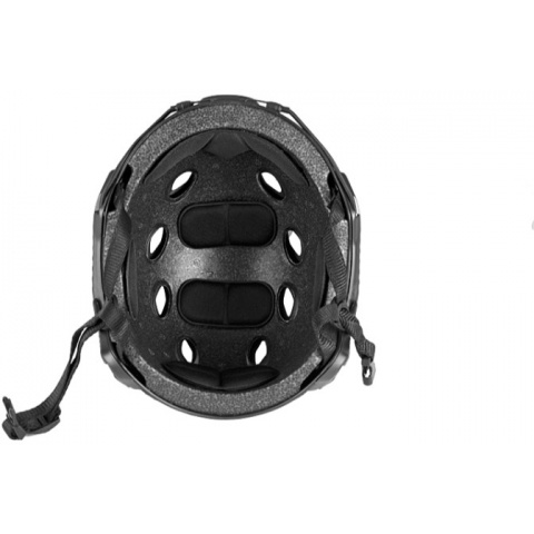 Lancer Tactical Airsoft Tactical BJ Type Basic Helmet Medium - BLACK