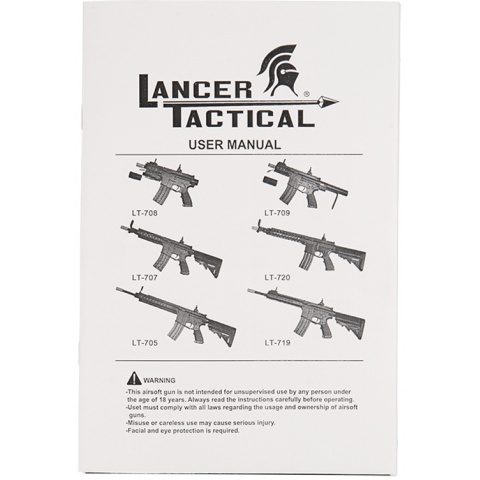 Lancer Tactical Metal M4 Warrior CQB AEG Airsoft Rifle - BLACK