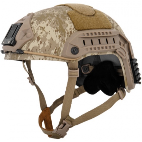 Lancer Tactical Airsoft Tactical Maritime Simple Helmet - DESERT DIGITAL