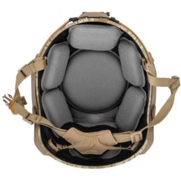 Lancer Tactical Airsoft Tactical Maritime Simple Helmet - DESERT DIGITAL