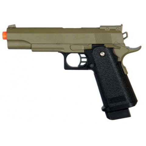 UK Arms Airsoft G6T Metal Spring Powered Pistol - OD GREEN