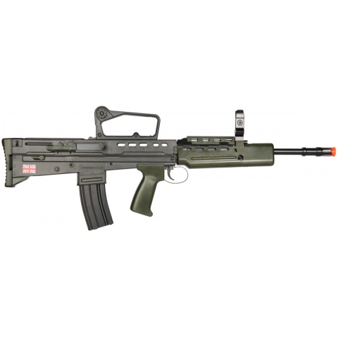 HFC Airsoft L85 Spring Powered Rifle - BLACK & OD GREEN