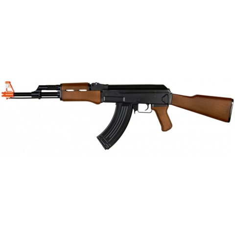 CYMA ZM93 Airsoft Full-Sized AK-47 w/ Fixed Stock - BLACK/WOOD
