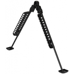 UK Arms Airsoft Tactical LT-20 Rifle Steel Bi-Pod Stand - BLACK