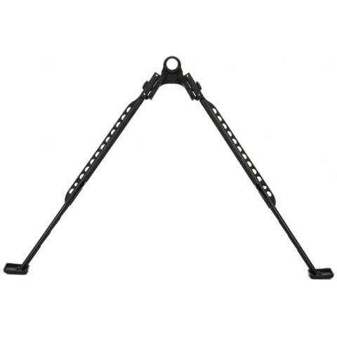 UK Arms Airsoft Tactical Rifle Steel Bi-Pod Stand (Color: Black)