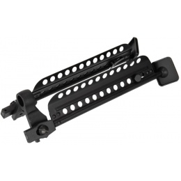UK Arms Airsoft Tactical Rifle Steel Bi-Pod Stand (Color: Black)