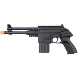 UK Arms Airsoft Long Barrel Spring Pistol - BLACK