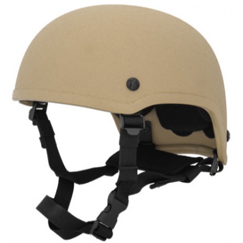Lancer Tactical Airsoft Tactical MICH 2001 Helmet - TAN
