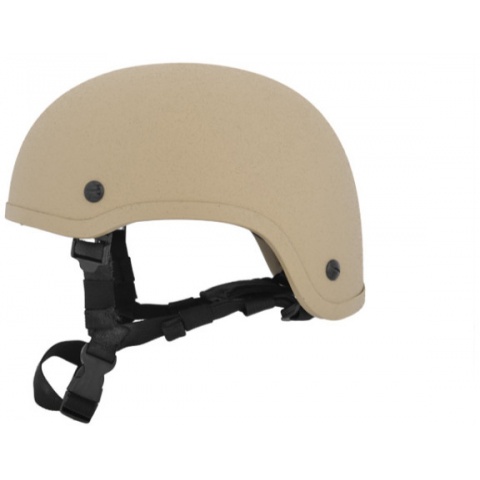 Lancer Tactical Airsoft Tactical MICH 2001 Helmet - TAN