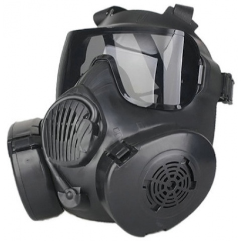 UK Arms Airsoft Tactical CBRN EM50 Lens Mask Set w/ Built-In Fans - FG