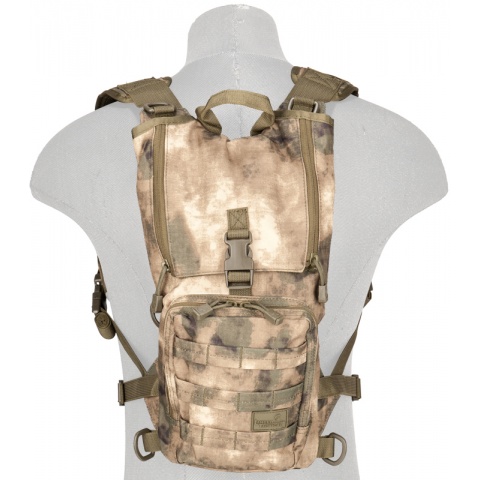 Lancer Tactical Lightweight Airsoft Hydration Pack (Polyster) - AT-FG