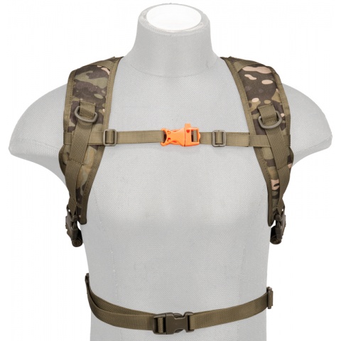 Lancer Tactical Lightweight Airsoft Hydration Pack - CAMO TROPIC