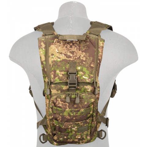 Lancer Tactical Lightweight Airsoft Hydration Pack - PC GREEN