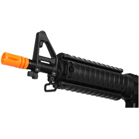 Lancer Tactical Airsoft M4A1 CQB Gas Rifle Blowback RIS - BLACK
