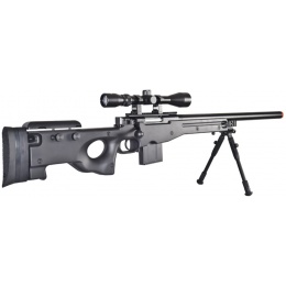 Well Airsoft L96 Compact Sniper Rifle - Bolt Action - BLACK