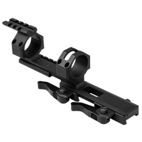 NcStar 30mm Cantilever Scope Mount w/ Dual QR Mount - BLACK