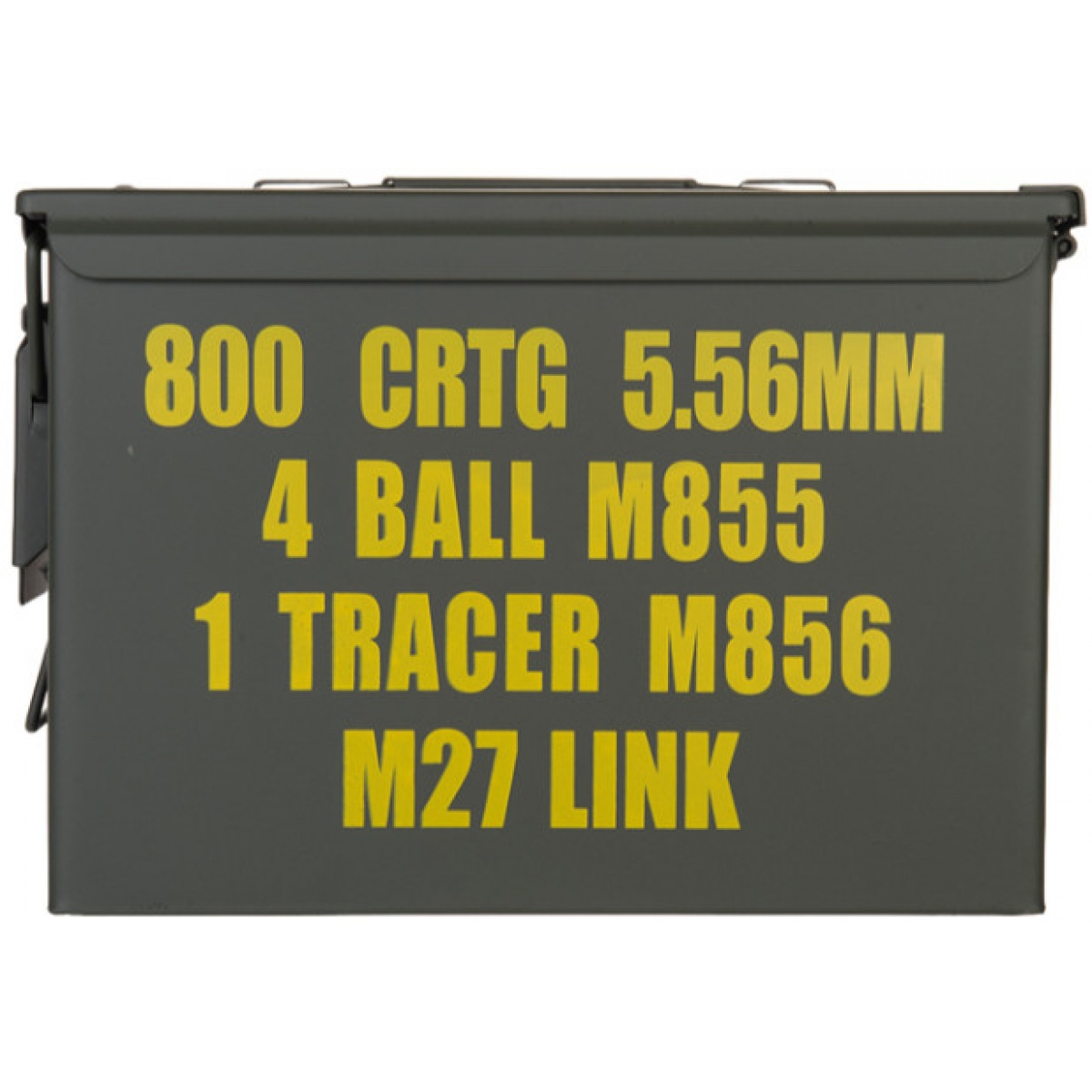 Tactical Military Army Ammo Can Large Full Metal OD Surplus Airsoft Box CA-5001 