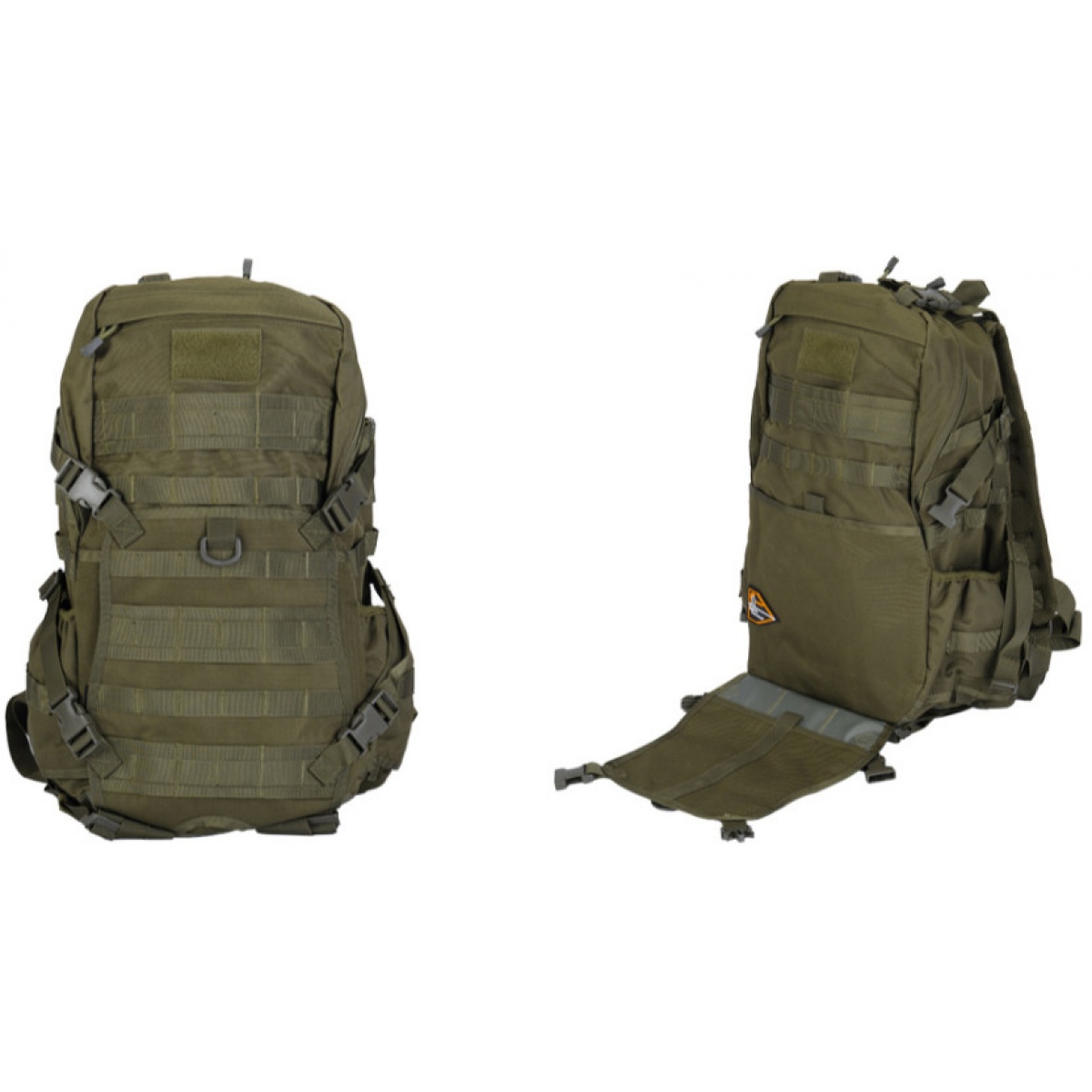 Lancer Tactical 600D EDC FAST Airsoft MOLLE Backpack OD GREEN Airsoft Megastore