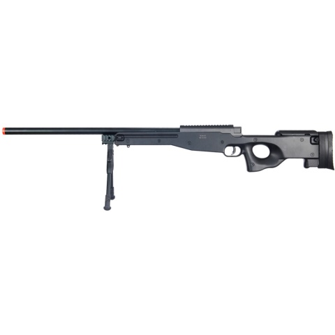 Well Airsoft L96 AWP Bolt Action Rifle w/ Bipod - BLACK