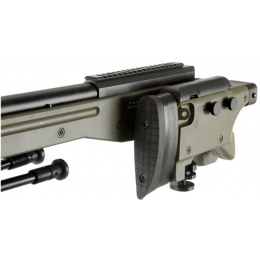 UK Arms Airsoft L96 AWP Bolt Action Rifle Fold Stock Bipod - OD GREEN
