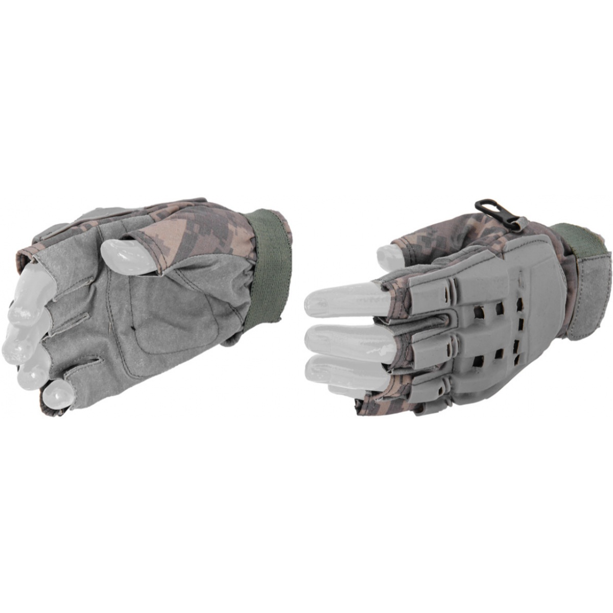 UK Arms Airsoft Half Finger Paintball Gloves MEDIUM ACU Airsoft