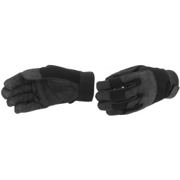 Airsoft Megastore Armory Tactical Combat Gloves - BLACK