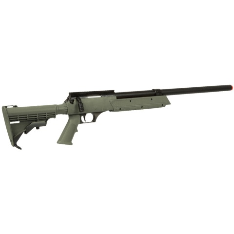 UK Arms Airsoft SR-2 Modular Bolt Action Sniper Rifle - OD GREEN