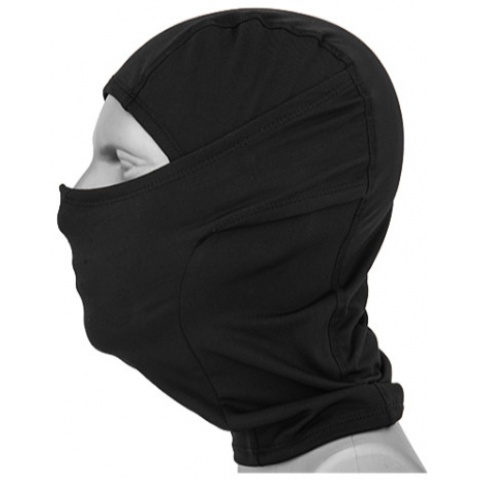 UK Arms Airsoft Tactical Winter Balaclava Fleece Face Mask - BLACK