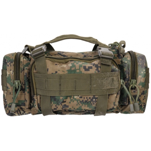 UK Arms Airsoft Tactical QR Combat Butt Pack - WOODLAND DIGITAL