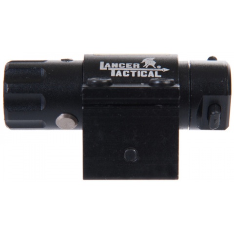 Lancer Tactical Airsoft Mini Sized Red Laser Sight - BLACK